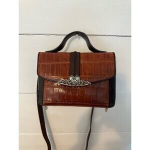 Marc Chantal MC Vintage Brown And Black Purse(Crossbody)